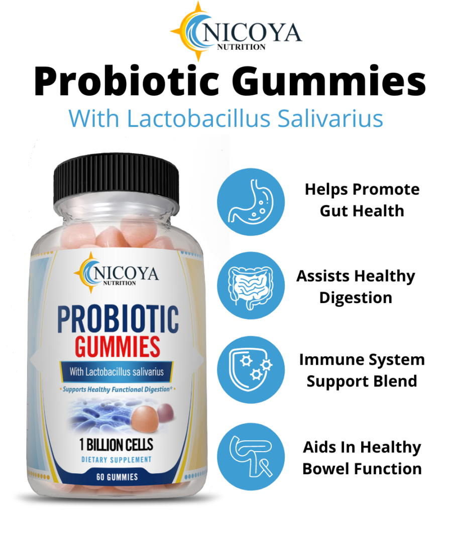 Probiotic Gummies Nicyoa Nutrition Health And Wellness Vitamin