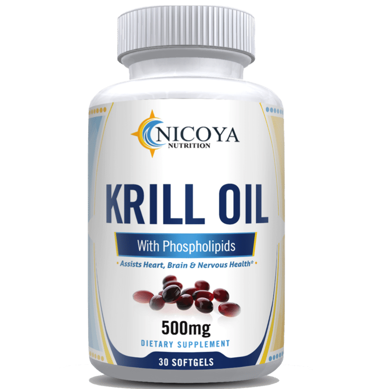 Krill Oil Soft-gel Omega 3 Vitamin Supplement | Nicoya Nutrition