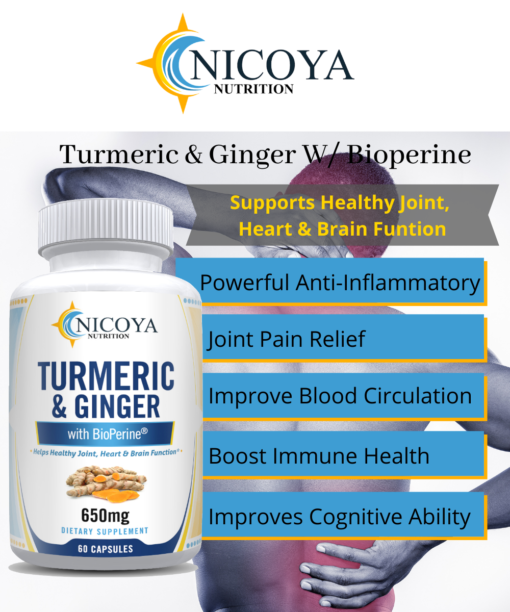 nicoya nutrition turmeric with ginger benefits