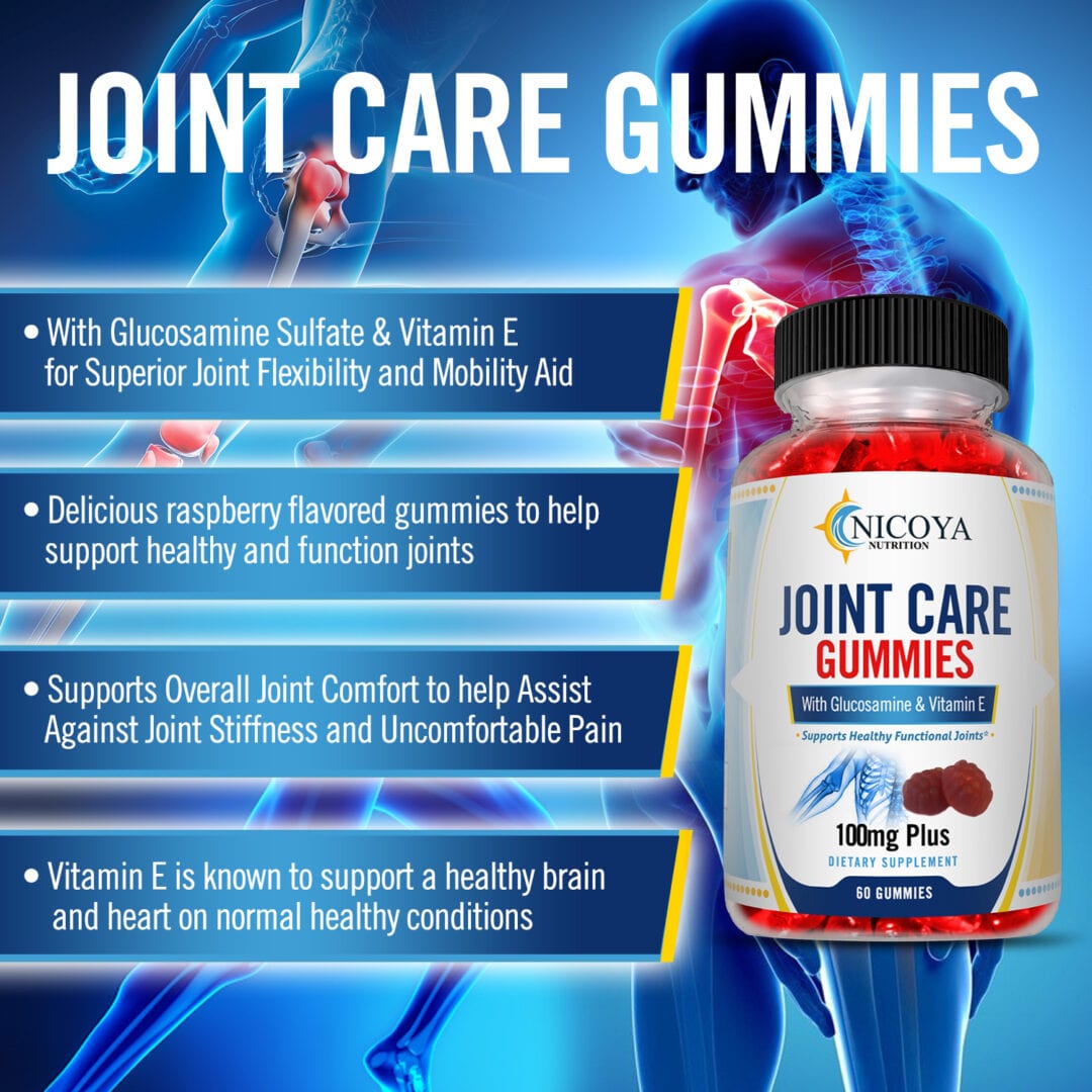 Premium Joint Care Vitamin Gummy Supplement Nicoya Nutrition