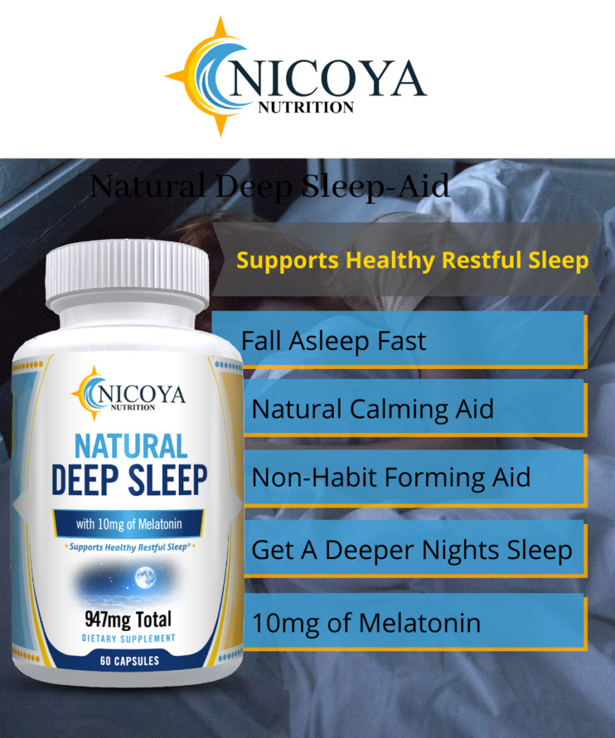 Nicoya Nutrition Natural Deep Sleep vitamin supplement 