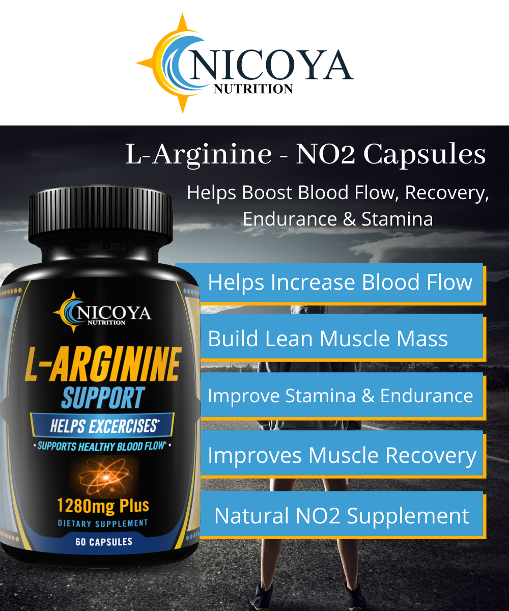 Nicoya Nutrition natural l-arginine vitamin supplement