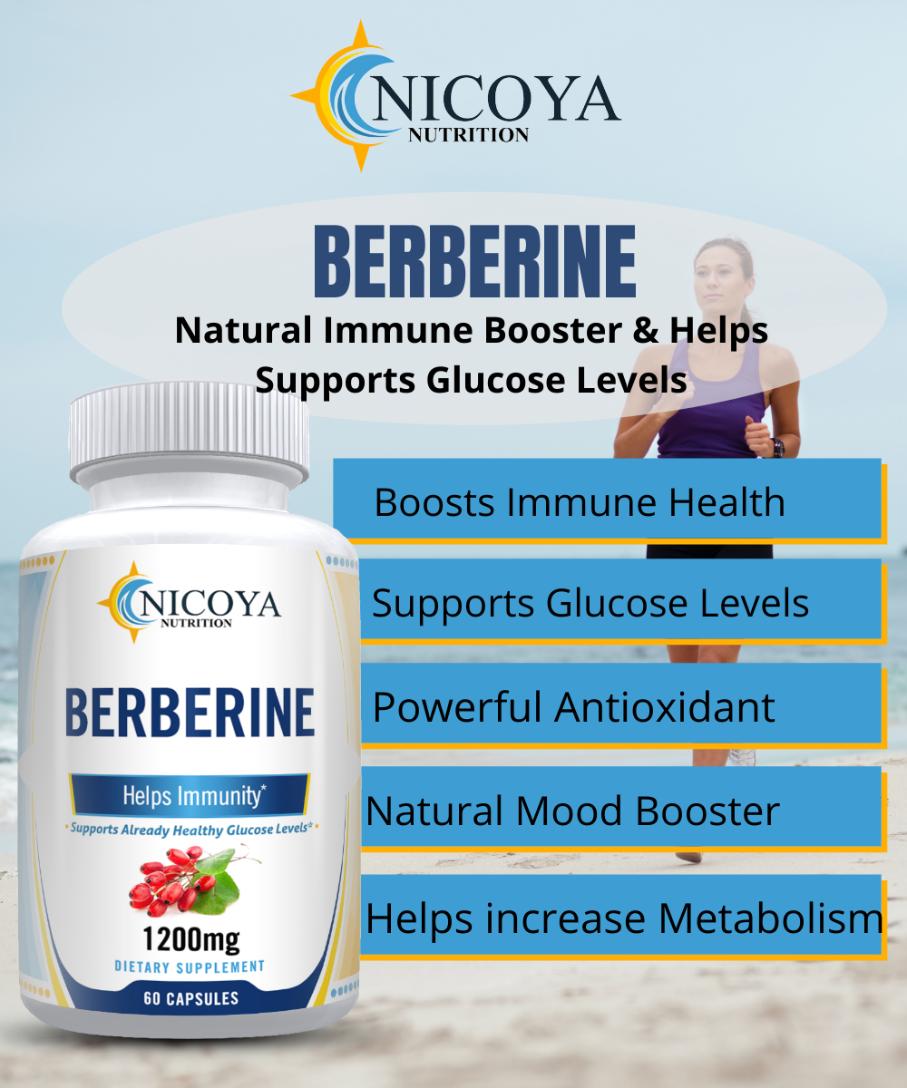 nicoya nutrition berberine vitmain supplement