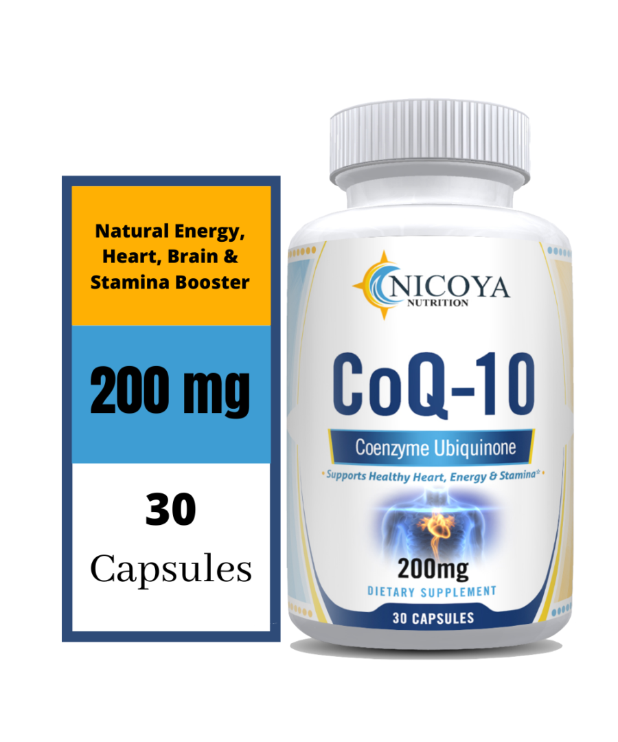 Pure CoQ10 Heart & Energy Vitamin Supplement | Nicoya Nutrition