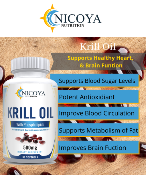 Nicoya nutrition krill oil supplement benefits