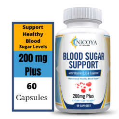 blood sugar support vitamin supplement nicoya nutrition