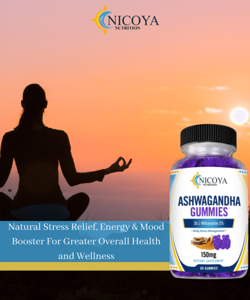Ashwagandha vitamin gummies lifestyle image