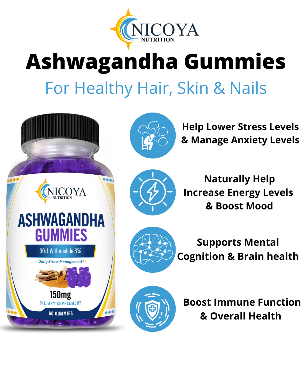 Nicoya Nutrition organic ashwagandha gummies