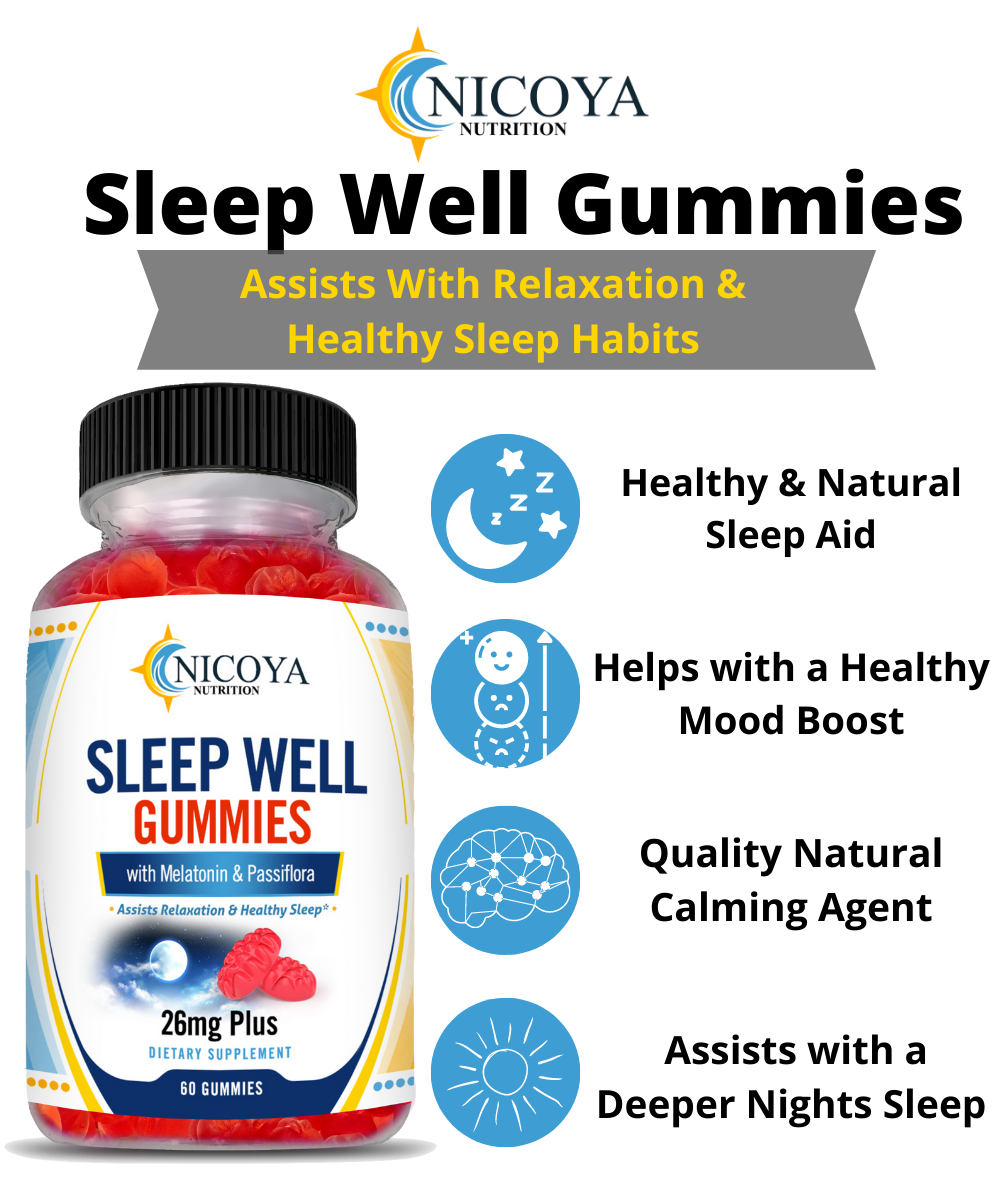 Nicoya Nutrition Natural Deep Sleep vitamin supplement 