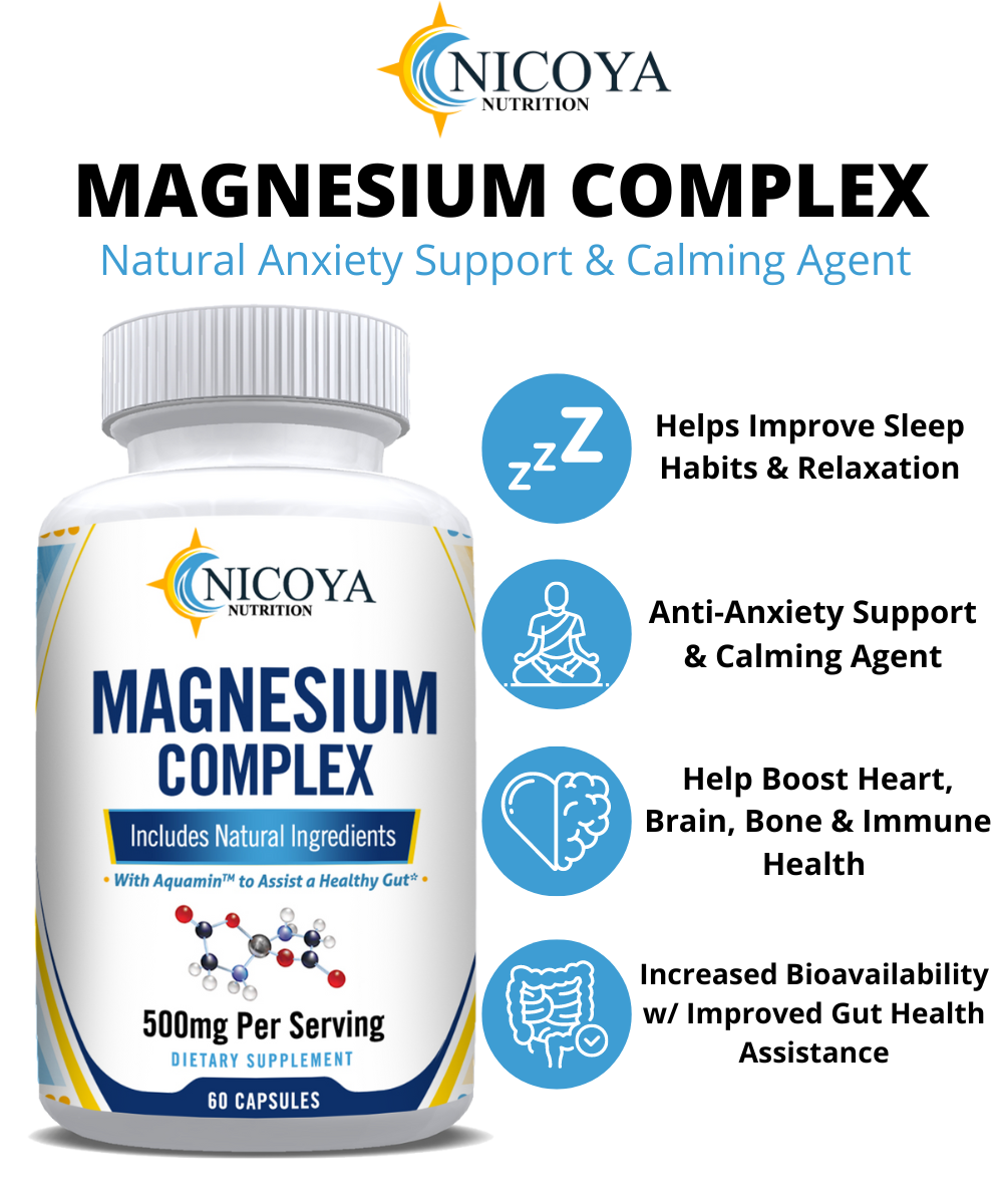 Magnesium Glycinate natural calming agent and sleep aid.